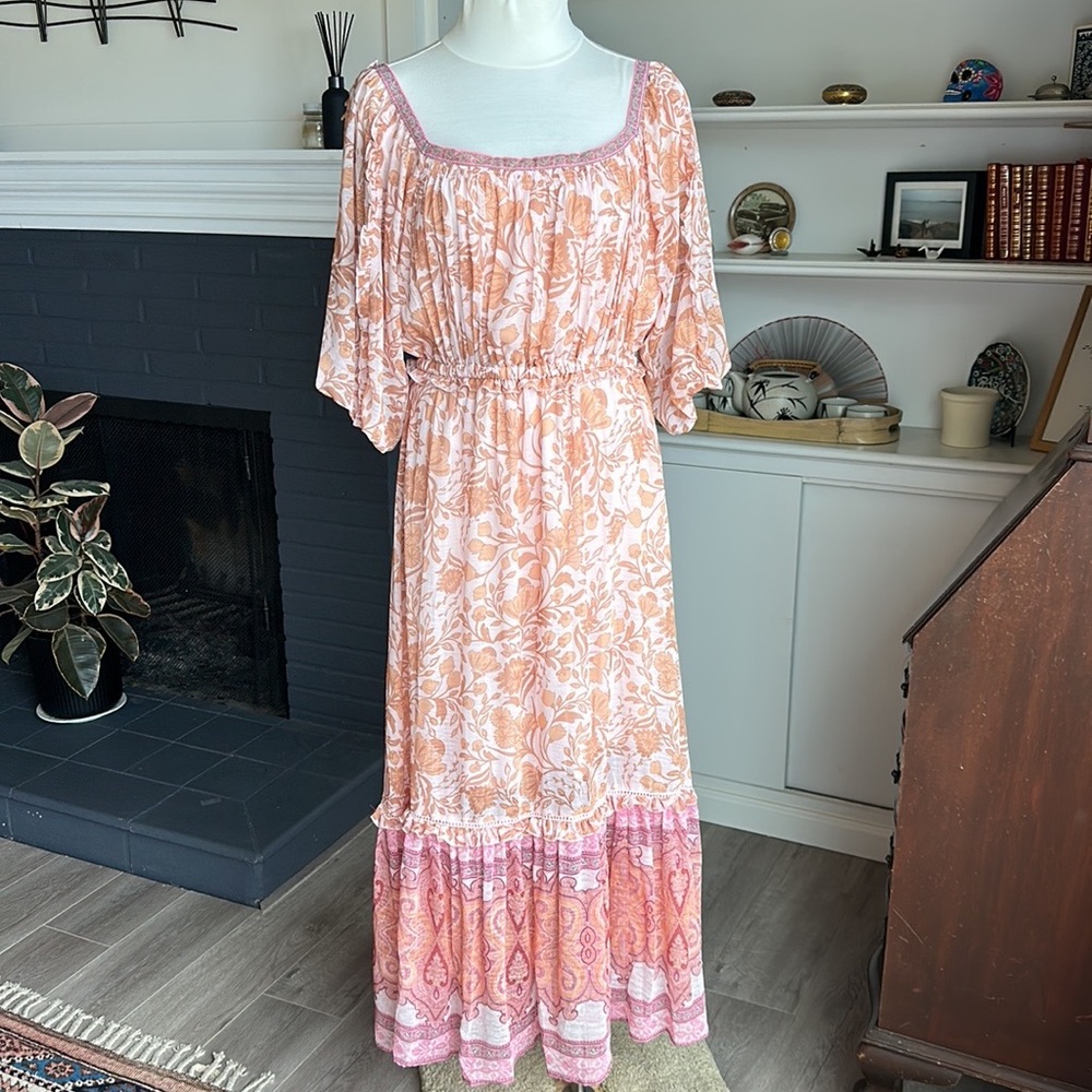 NWT Boho Cotton Maxi Dress by Secret Mission